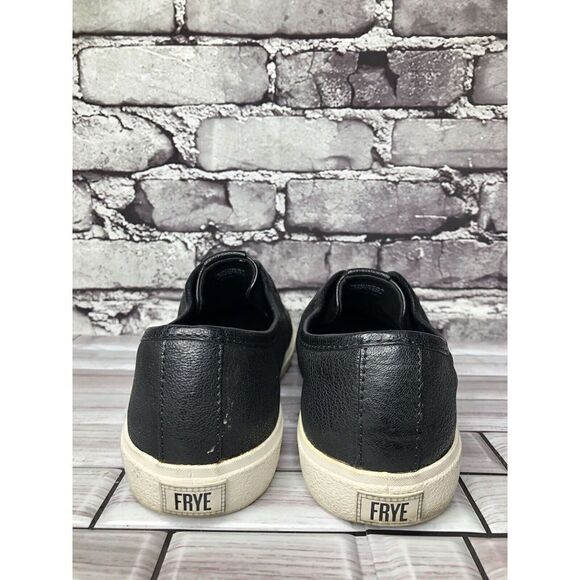 Frye Black Leather Slip On Comfort Casual Sneakers Shoes Women Sz 7M US/38EU - Picture 7 of 16